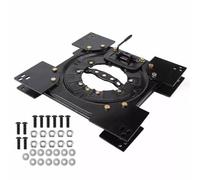 HEYOUTH Console pivotante pour côté passager,Base Pivotante,Siège de Bar Pivotant de Remplacement Réglable,Rotation à 360°,Convient pour VW T5, T6