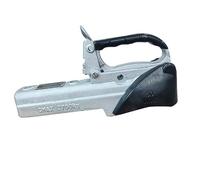 HEYOUTH Tête d'attelage remorque, Timon remorque carré de 50mm, Compatible avec Tous Types de Boule d'attelage diam. 50mm, Freinée jusqu'à 2700 kg avec Dock Souple