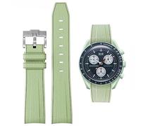 HEYOZURY Bracelet de Montre 20mm Omega x Swatch Moons Montre Rolex Watch montre Silicone Hommes en Acier Inoxydable Boucle Bracelet de Remplacement Bracelet Original Omega Speedmaster