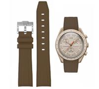 HEYOZURY Bracelet de Montre 20mm Omega x Swatch Moons Montre Rolex Watch montre Silicone Hommes en Acier Inoxydable Boucle Bracelet de Remplacement Bracelet Original Omega Speedmaster