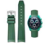 HEYOZURY Bracelet de Montre 20mm Omega x Swatch Moons Montre Rolex Watch montre Silicone Hommes en Acier Inoxydable Boucle Bracelet de Remplacement Bracelet Original Omega Speedmaster