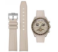 HEYOZURY Bracelet de Montre 20mm Omega x Swatch Moons Montre Rolex Watch montre Silicone Hommes en Acier Inoxydable Boucle Bracelet de Remplacement Bracelet Original Omega Speedmaster