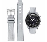 HEYOZURY Bracelet de Montre 20mm Omega x Swatch Moons Montre Rolex Watch montre Silicone Hommes en Acier Inoxydable Boucle Bracelet de Remplacement Bracelet Original Omega Speedmaster