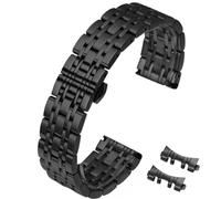 HEYOZURY Bracelet de Montre en Acier Inoxydableextrémité Droite et Incurvée Bracelet en Métal 12mm 14mm 16mm 18mm 19mm 20mm 21mm 22mm Bracelet de Remplacement en Métal Hommes Femmes