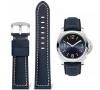 HEYOZURY Bracelet de Montre en Cuir Vintage Bracelet pour Omega x Swatch Moonshow Bracelet Givré Crazy Horse Alternative en Cuir Samsung Galaxy Watch Classic pour Panerai Hommes 20mm 22mm 24mm 26mm