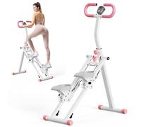 Heypappy Stepper d’Escalier pour Maison, Grimpeur Vertical Pliable | Vertical Climber Appareil de Fitness avec Guidon pour Entraînement Complet, Machine à Grimper Stable & Hauteurs Réglables