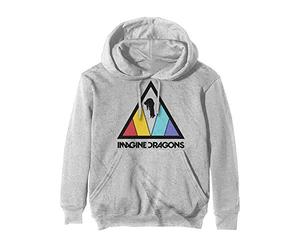 HeyRusty Imagine Dragons Sweat-Shirt À Capuche Triangle Band Logo Officiel Off Blanc Size M
