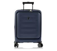 Heys Hatch 4 roulettes Trolley de cabine 53 cm Compartiment pour ordinateur portable avec soufflet d'extension bleu