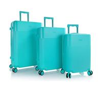 Heys HiLite 4 roulettes Set de valises 3 pièces avec soufflet d'extension bleu