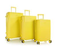 Heys HiLite 4 roulettes Set de valises 3 pièces avec soufflet d'extension jaune