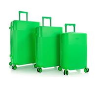 Heys HiLite 4 roulettes Set de valises 3 pièces avec soufflet d'extension vert