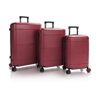 Heys Zen 4 roulettes Set de valises 3 pièces avec soufflet d'extension rouge