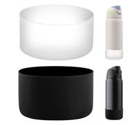 HEYSKAY Lot de 2 bottes en silicone pour bouteille d'eau Owala 1,2 l - Manchons de protection antidérapants pour Owala Twist, FreeSip et Flip - En acier inoxydable - Sans BPA - Base inférieure