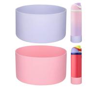 HEYSKAY Lot de 2 bottes en silicone pour bouteille d'eau Owala de 700 ml, manchon de protection antidérapant pour bouteille d'eau Owala Twist, FreeSip and Flip en acier inoxydable, sans BPA, base