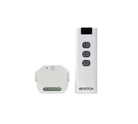 HeySmart Module d’éclairage WiFi intelligent avec télécommande, compatible boîte ou rail DIN, commande par application smartphone