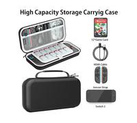 HEYSTOP Console Nintendo Switch 2, Étui de Transport Protecteur Grande Capacité avec 12 Emplacements pour Cartes de Jeu