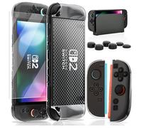 HEYSTOP Coque pour Console Nintendo Switch 2,avec Protection D'écran avec Capuchons pour Joysticks Switch 2