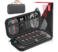 HEYSTOP Étui pour Nintendo Switch 2 Accessoires 2025 Dernier Modèle Protection Housse de Transport Rigide Portable Pochette de Transport pour Nintendo Switch 2 - Intérieur Doux et Poche Filet