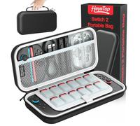 HEYSTOP Housse de Protection pour Console Nintendo Switch 2, Étui de Transport Protecteur Grande Capacité avec 12 Emplacements pour Cartes de Jeu Accessoires pour Nintendo Switch 2 Dernier Modèle 2025