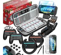 HEYSTOP Switch 2 Kit d'accessoires pour Nintendo Switch 2 avec PC Coque Protection Switch 2 et Film Trempé Switch 2, Étui Switch 2 et Chargeur Joycon Switch 2,Tout Nouveau Accessoires Switch 2