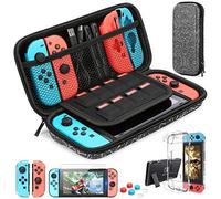 Heystop-Tran Pour Étui Nintendo Switch,Kit D'accessoires Nintendo Switch 9 En 1,6 Poignées Au Pouce - Type Constellation