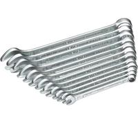 Heytec 1517114 Jeu de clés mixtes DIN 3113A - 8 pcs., 9-19 mm, chromé