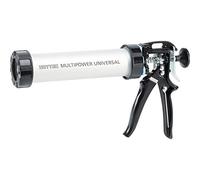 Heytec 50817910200 Multipower Universal Pistolet pour silicone, Blanc/noir