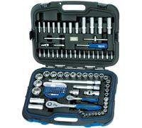 Heytec Heyco 50825501583 Coffret clé à pipe 1/2 et1/4" 104 pièces Mallette en plastique Outils chrome-vanadium (Import Allemagne)