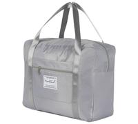 HeYuMeio Sac de rangement pour couettes, sac de rangement pour déménagement, sac de voyage, sac de grande capacité (53 cm x 38 cm x 19 cm), gris