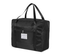 HeYuMeio Sac de rangement pour couettes, sac de rangement pour déménagement, sac de voyage, sac de grande capacité (53 cm x 38 cm x 19 cm), Noir
