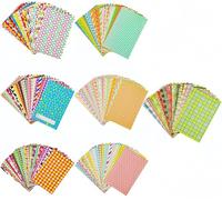 Heyumybit 140 Pièces Mini Cadres Photo Instantanés,Autocollants pour Bordures Photo,Autocollants Bordures Coloré pour Film Photo pour Fujifilm Mini 9/8/7S/70/25/50S/90 Polaroid Photo