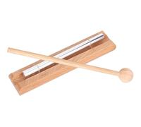 Heyumybit Energy Chime,Carillons De Percussion,Carillon Solo De Méditation,Carillon À Main en Bois avec Maillet,Instrument À Percussion pour l'éducation Musicale Précoce,Yoga,Méditation,Cadeau,Prièr