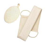 Heyumybit Loofah Sangle Lave Dos,Lave-Dos pour Douche,Luffa Exfoliant,Loofah Sangle De Bain,Utilisée pour les Soins du Corps Douche Homme et Femme