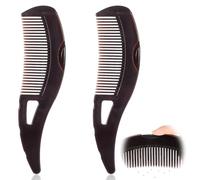 Heyumybit Peigne Anti-Pelliculaire,2 Pièces Peigne à Dents Creuses pour Pellicules du Cuir Chevelu,Scalp Detox Comb pour Massage du Cuir Chevelu et Élimination des Pellicules