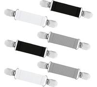 Heyumybit Sweater Cardigan Clips,6 Pièces Pince à Chandail Clips,Pinces à Cardigan Femme,Pinces à Moufles,Cinch Clip,Pince Cardigan Élastique pour Les Adultes et Les Enfants Cardigan