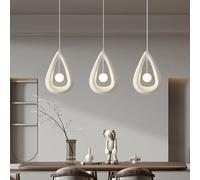 HEYUN Lampe Suspension Style Moderne Art Déco Wabi-sabi Blanche Lampes Suspendues Lumières De Restaurant Lampe À Suspension De Bar Créative Style Pour Salle À Manger Salon De Thé Salon Café Cuisine(B2