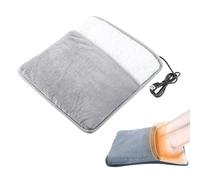 HeYuSh Chauffe Pieds Chauffant USB, Chauffe Pieds Chauffant électrique, Coussin Chauffant Lavable, Chauffe-Pieds et Coussin Chauffant électrique pour Le Bureau la Maison