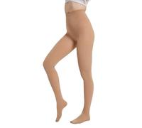 HeyUU Collants semi-opaques colorés pour femme 80 deniers en microfibre, Beige foncé., XXL-3XL