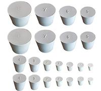 HeyWin Lot de 22 bouchons en caoutchouc solide, une sélection de bouchons de taille #000 à #8, utilisés pour sceller les bouteilles de ballon, les réservoirs d'eau, etc. (2 paquets de chaque taille)