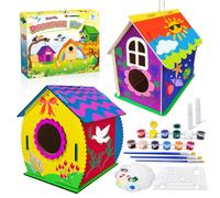 Heyzeibo 2Pack Birdhouse Kit, Kits de Bricolage pour Enfants pour Construire et Peindre une Maison D'oiseau, Bricolage en Bois pour Pâques pour Les Filles, Les Garçons et Les Enfants en Bas âge