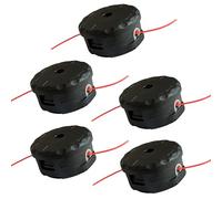 Heyzy Lot de 5 têtes de débroussailleuse SRM-225 pour Echo Speed-Feed 400 SRM210 SRM230 SRM2620 SRM2620T Weed Eater Head PAS210 PAS225 PAS230 PAS260 Shindaiwa T235 T344 C344 T25 4 C25. 4 embouts pour