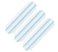 Hezane 3PCS Remplacement Mop Pads pour vileda H2prO Flat Mop System,Microfibre Mops Pad Facile à Nettoyer pour Tous Les planchers durs,réutilisable et Lavable à la Machine (Bleu-3)