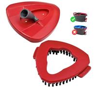 Hezane Base rotative de rechange Brosse pour balai Turbo Mop Compatible avec Vileda, Recharge Spin Remplacement Tête Base Brosse Triangulaire pour Turbo Smart Spin Vadrouille Head Accessoire