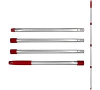 Hezane Poignée vadrouille pour Vileda Spin Turbo Mop Accessoires, poignée réglable compatible avec vileda turbo smart Spin EasyWring poignée télescopique pour vadrouille, acier inoxydable, 76-147 cm