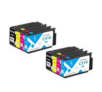 HEZHAOWH 1-5set K310 M310 Y310 C310 Ink Cartridge Compatible for SL-J3520W J3560FW J3525W J3470W Printer(2 Set)