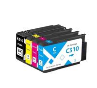 HEZHAOWH 1-5set K310 M310 Y310 C310 Ink Cartridge Compatible for SL-J3520W J3560FW J3525W J3470W Printer(1 Set)