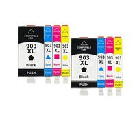 HEZHAOWH 16X Compatible Ink Cartridge for H-*0P 903 903XL for of-iceJet Pro 6950 6960 6961 6970 6971 All-in-One Printer(2set)