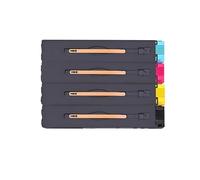 HEZHAOWH 1PC Toner Cartrigde with Chip for X-rox D-cuColor 240 242 250 252 260/7655 7665 7675 7755 7765 7775 Copier CMYK(Black 400g)