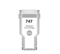 HEZHAOWH Cartouche d'encre Compatible H-*0P 746 747 for imprimante D-signJet Z6 Z9+ P2V78A P2V79A P2V80A P2V81A P2V82A P2V83A P2V84A(747-Gray)