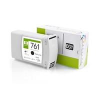 HEZHAOWH Cartouche d'encre H-*0P 761 à pigments et colorants for imprimante D-signjet T7100 T7200 MBK-775ML C/M/J/G/DGY-400ML(Dark Gray)